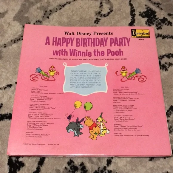 Host Pick Bundle of Vintage Disney Winnie the Pooh Vinyls